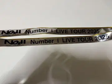 Number_i2025 No.II 홋카이도 은색 테이프 풀 사이즈 1개