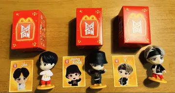 타이니 탄 해피밀 BTS 3개 세트