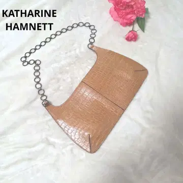 [ 오샤레 KATHARINE HAMNETT ] 브라운 체인 숄더