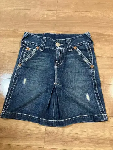 USA 트루릴리젼 진스 미니 스커트 데님