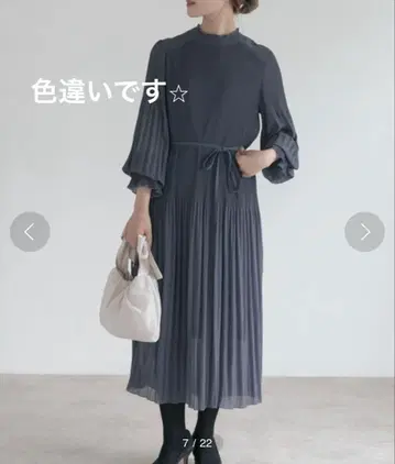 새상품급 어반리서치 로쏘 랜덤 플리츠 디자인 원피스 결혼식 드레스