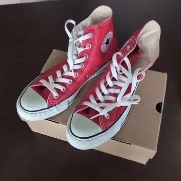 Converse 올스타 레드 하이컷 스니커즈