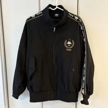 Kappa x GU 자켓 XS 블랙 자수 로고