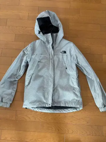 THE NORTH FACE 체크 무늬 마운틴 파카 M