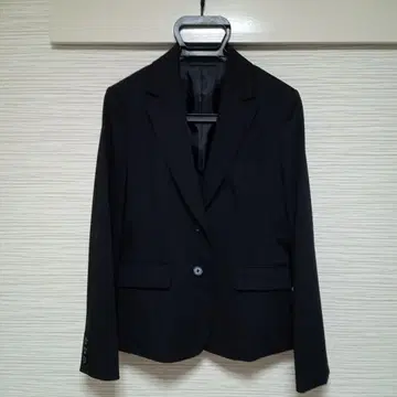 블랙 테일러드 자켓