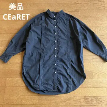 새상품급 CEaRET 시이렛 롱 셔츠 사이즈 2 일본제