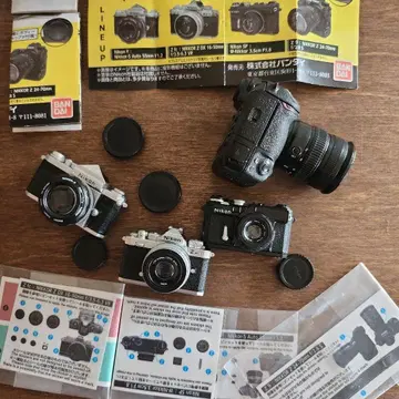 총 4종 세트 Nikon 미니어처 카메라 컬렉션
