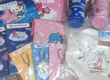 산리오 캐릭터즈 대상 당첨 복권 사진 앨범 타월 일괄