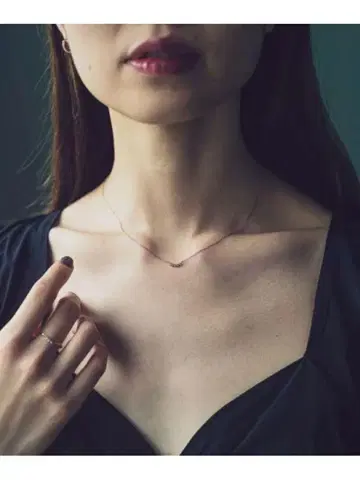 ete K10 다이아몬드 0.06ct 목걸이
