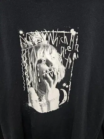 [ 새상품급 ] LISA 라이브 한정판 후디 풀버튼 L 후드티