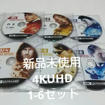 [ 미션: 임파서블 1-6 ] 4K UHD 디스크 세트