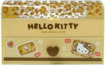 HELLO KITTY 레오파드 무늬 수납 박스