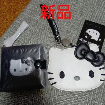 아이러브헬로키티 카드 지갑 블랙 새상품