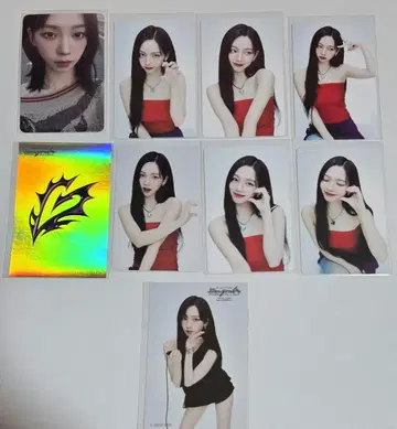 KARINA 카리나 포토카드 세트 aespa 에스파 구매 혜택 있음