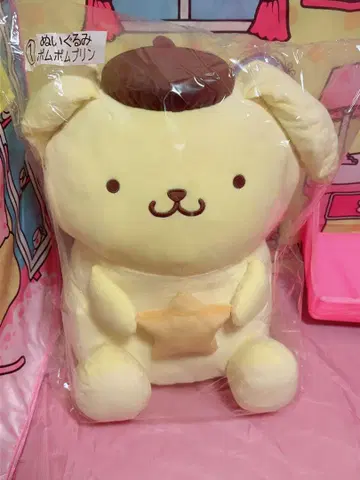 당첨복권 제일복권 폼폼푸딩 봉제 인형