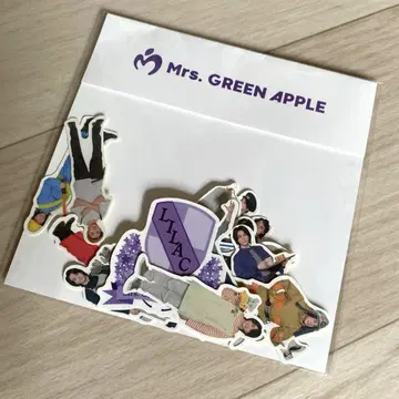 미세스 그린애플 라일락 스티커 세트 전종