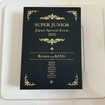 SUPER JUNIOR Japan 팬미팅 2022 Blu-ray 럭셔리판