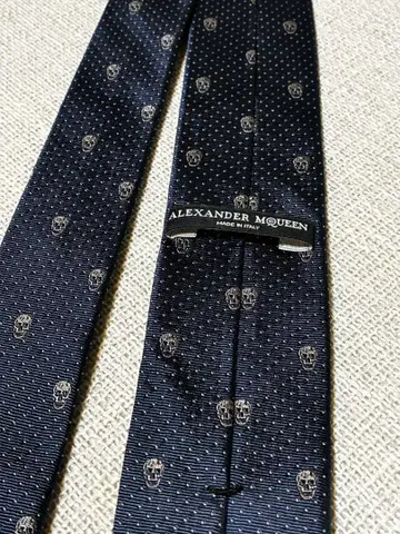 ALEXANDER McQUEEN 넥타이 네이비