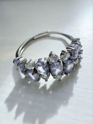 탄자나이트 silver925 프리 사이즈 반지