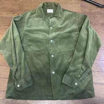 50s 60s 코듀로이 셔츠 레이온 셔츠 vintage