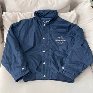 초레어 새상품급 SSR 스피도스타 레이싱 후드 부착 패딩 자켓 L 사이즈