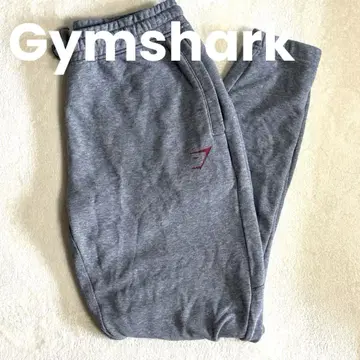 레어 GYMSHARK 파워 워드 마크 조거 빅 로고 M 사이즈 그레이