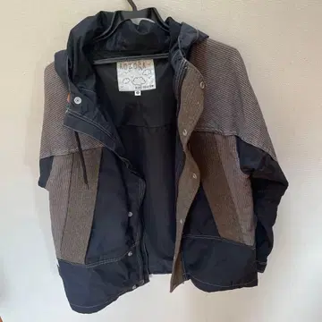 AOZORA 후드 부착 자켓 M 블랙 그레이