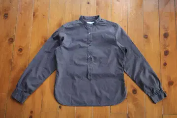 마가렛호웰 밴드 카라 셔츠 브라운 I