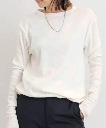 L'Appartement RIB LONGSLEEVE T-SHIRT