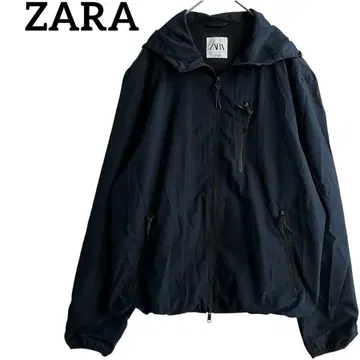 ZARA 자라 마운틴 파카 나일론 자켓 [ L ] 네이비 심플