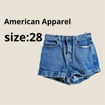American Apparel 데님 숏팬츠