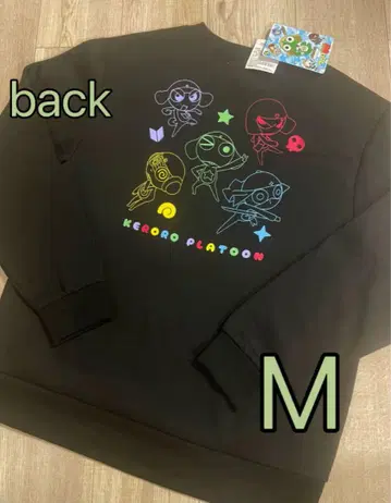 개구리 중사 케로로 트레이닝복 맨투맨 속기모 블랙 M