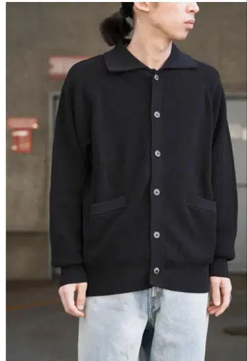 YOKO SAKAMOTO KNIT CARDIGAN BLACK