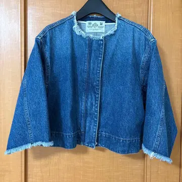 R&D.M.C Co. 프린지 데님 자켓