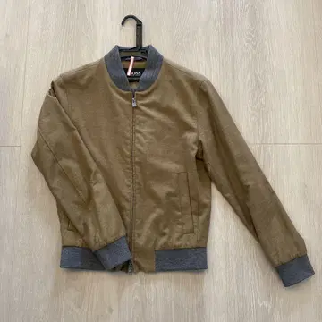 HUGO BOSS 브라운 울 블루종