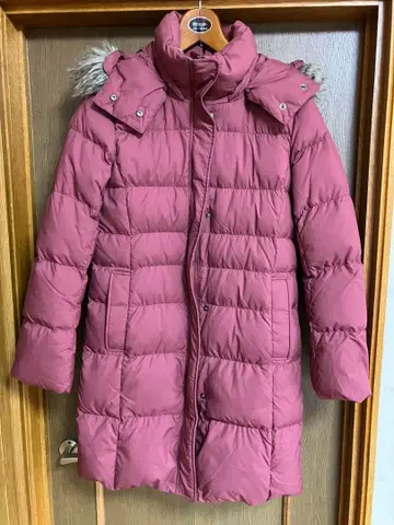 UNIQLO 유니클로 후드 부착 다운 자켓 코트 M 사이즈