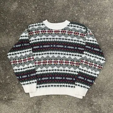 SCANDIA made in usa cotton Knit 올 패턴