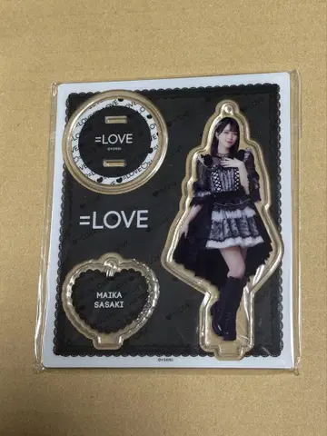 =LOVE 이코러브 사사키 마이카 아크릴 스탠드 아레나 투어 블랙 의상