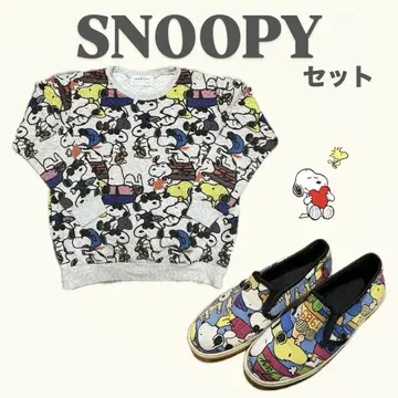 스누피 세트 Snoopy 상의 트레이닝복 신발 플랫슈즈