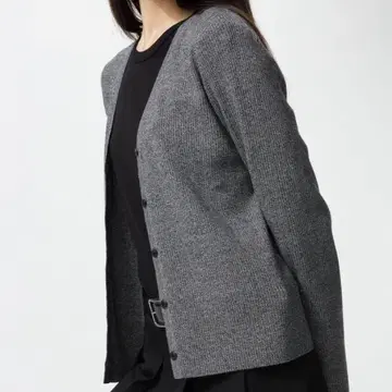 UNIQLO 워셔블 니트 리브 가디건