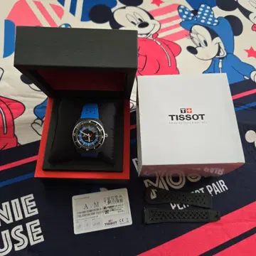 TISSOT 자동 태엽 시계 파랑