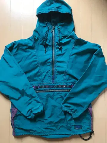 80s 엘엘빈 아노락 후드티 로리안 삼각형 택