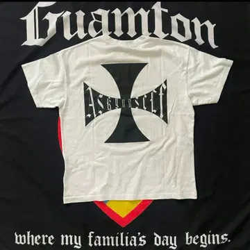 ASKYURSELF 크로스 T셔츠