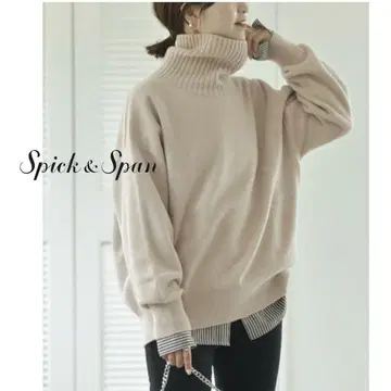 [새상품급] 스픽 앤 스팬 울 캐시미어 터틀넥 풀오버 니트