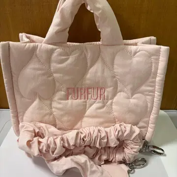 FURFUR 하트 퀼팅백 숄더