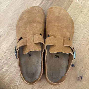 Birkenstock 스웨이드 샌들 43 브라운