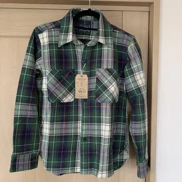 STUDIO D'ARTISAN 미사용 플란넬 셔츠