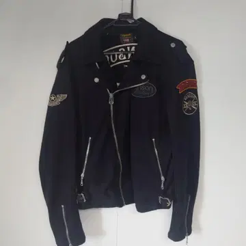 VANSON 부소센넨 더블 라이더 자켓 L