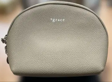 grace 베이지 파우치 지퍼 포함
