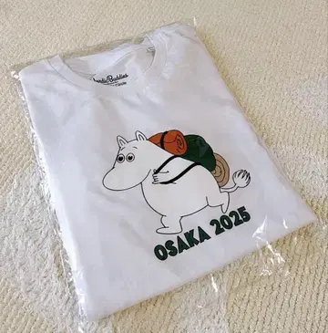 구하기 어려움 오사카 만박 한정판 무민 T셔츠 OSAKA2025 북유럽